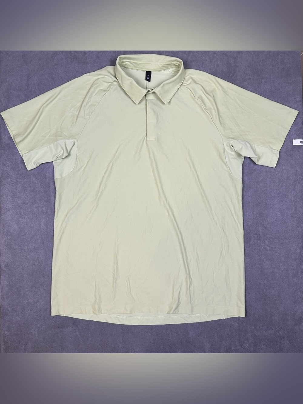 Lululemon Men's Performance Golf Polo Shirt Pale Sage Green Size XL